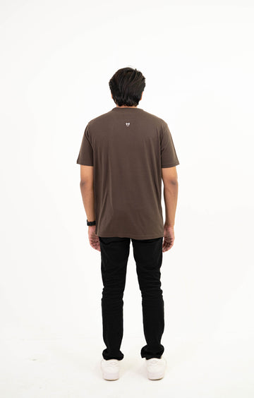 Terra Tribe Tee | Premium Brown Graphic T-Shirt for Men