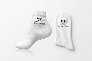 StrideCore Performance Socks | Premium White Sports Ankle Socks